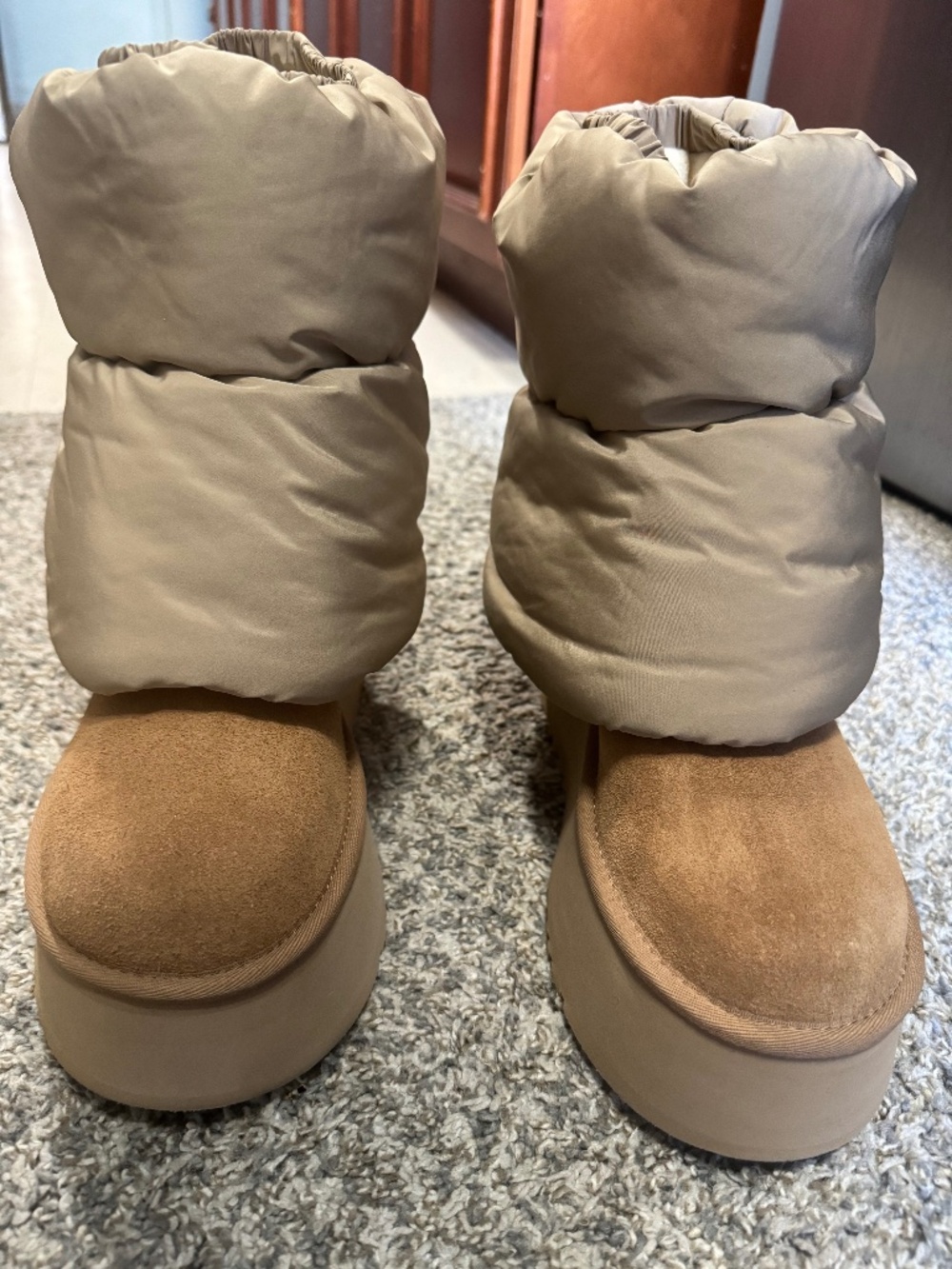 UGG Wmns Classic Mini Dipper Puffer 'Amphora Chestnut'